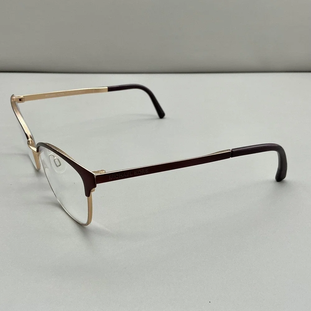Michael Kors Womens Eyeglasses Frames MK3012 1108 Purple Gold Cat Eye 51-17-135